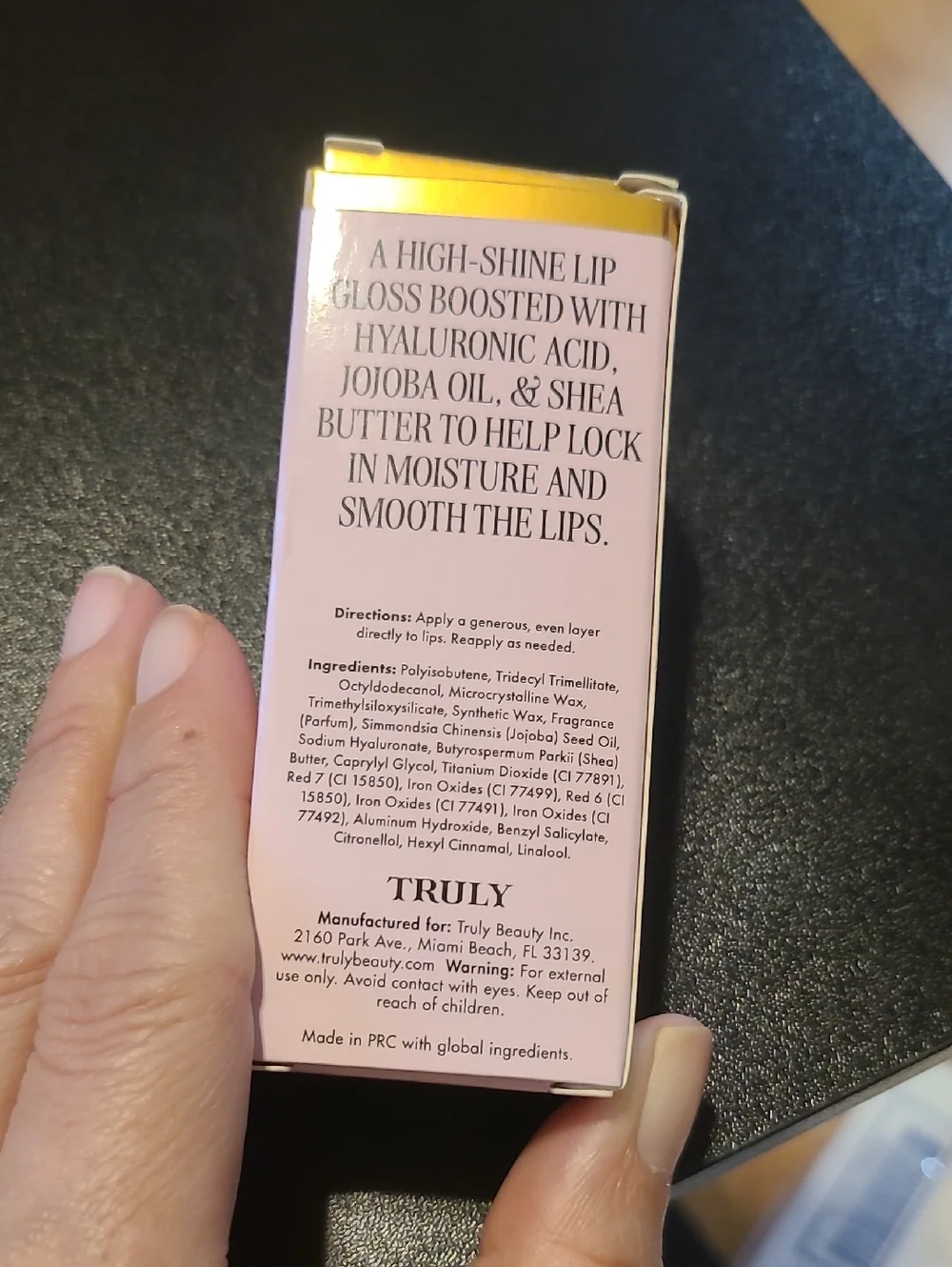 💋TRULY Hydrating Lip Gloss Glazed Donut